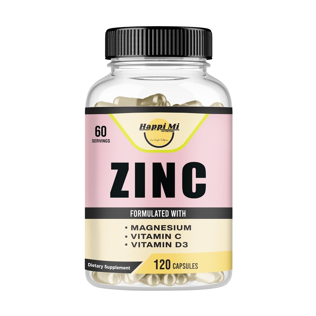 Cink, cink 100 mg, magnezijev glicinat 150 mg, vitamin D3 5000 i.e., vitamin C 500mg na serviranje, imunosupresivna podpora, imunosti, antioksidantna podpora