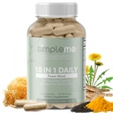 Burdock Root Organic in Bladderwrack 10 v 1 Immunity Booster moč Mešanica z irskim morje Moss, Ashwagandha in črno seme dodatek za moške in ženske, Seamoss tablete Herbal, Vegan - 60 kapsul