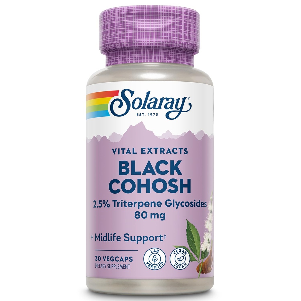 SOLARAY Črna Cohosh Root Extract 80 mg 