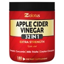 Zolotus 32in1 Apple Cider Vinegar Kapsule s kurkuma, Cimet, Mlečni osat, Elderberry, Quercetin in več za podporo Prebava, Imune - 180 Kapsule