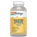 Solaray kalcijev citrat w/vitamin D3 1000mg, zdrave kosti & zob, srce, mišice in živec podpora, 60 Serv, 240 VegCaps