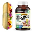 BIO KRAUTER Podporne kapsule sečne kisline 1200 mg Mešanica - 100 Count - Ledvica dodatek w/Tart Cherry 10:1 ekstrakt - mleko osat in kurkuma ekstrakt - Vegan