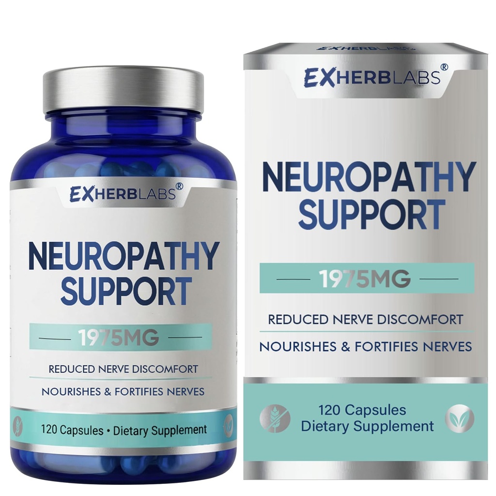 Nerve Savior for Neuropathy Supplements, with 600 mg Alpha Lipoic Acid, Neuropathy Pain Relief for Feet, Hands and Joints, Overall Nerve Health Support, 120 Capsules