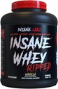 Insane Labz Insane Whey Repped, Lean Muscle Building Beljakovine z L-karnitinom in CLA oljem v prahu, 5 funtov 60 Serving, Vanilla