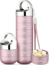 Zannaki Metal Travel Organizer, Prenosne vodoodporne tedenske tablete Škatla, veliki Aluminum Alloy Container, BPA brezplačno 7 Daily Medicine Organizator Imetnik vitamina, ribje olje, dodatek