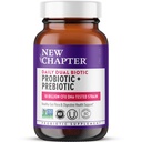 Novo poglavje Daily Dual Biotic Probiotic + Prebiotic za digestion & mikrobiome Health, 100% Vegan, Soy Free, Non-GMO, 60 Število (2 mesec dobave)