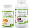BariSlim bariatrični kalcijev citrat in napredni žvečljivi multivitamin - Bariatrični vitamin in dodatek za pobariatrično kirurgijo, vključno z želodčnim obvodom in želodčnim rokavom