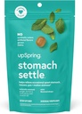 UpSpring Želodec umiri kapljice za občasno slabost Relief / Upset Želodec z ingver, Lemon, Spearmint, in B6. Mint Flavor kapljice, 28 Ct(Packaging maj Vary)