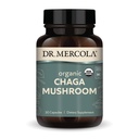 Dr. Mercola Organic Chaga Goba, 30 Serving (30 tablet), Prehranska dopolnila, Podpira zdrave imunske funkcije, Non-GMO, Certified USDA Organic, NSF Vsebina Certified