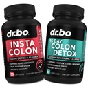Colon Cleanser Detox dopolnilo kapsule - 15 dan Colon Cleans tablete in probiotično čiščenje zelišča - Dnevno naravno gibanje Bowel dopolnila za črevesno želodčno napihnjenost Prebavne črevesje