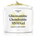 Glukozamin Chondroitin MSM Gel (4 oz) - z glukozamin, Chondroitin, MSM & Bromelain za podporo skupno zdravje– za ženske in moške (90 dnevna ponudba)
