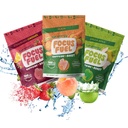 FocusFuel Energy Chews – Trial Size Variety Vzorec Pack (9 Servings) – 100mg Kofein + Alpha GPC + L-Theanine + B12, Magnezij – Peach, Green Apple, Jagodna limonada Okusi – Brez Crash ali Jitters