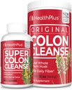 Health Plus Super Colon Cleanse (240 Kapsule) & Colon Cleanse (12 Ounces/48 Servings)