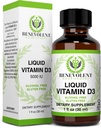 Ugodne hranilne snovi Vitamin D3 Kapljice 5000 i.e. - Močne in učinkovite 1000 i.e. na kapljico - hitro absorbirajo tekoči prehranski dodatek - 100% alkohol in gluten brezplačno