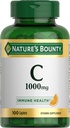 Naravni Bounty Vitamin C 1000mg, Imunska podpora dodatek, močan antioksidant, 1 pakiranje, 100 Caplets