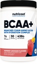 Nutricost BCAA + Hydration Powder (Raspberry Limonade) 30 Servisi - razvejane verige aminokislin s hidracijskim kompleksom - Gluten-free, Non-GMO