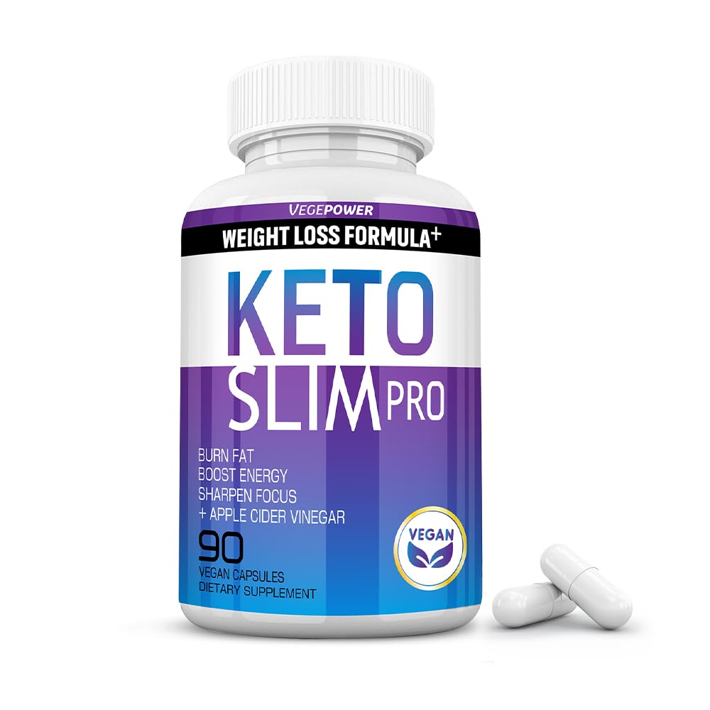 Keto Pills Apple Cider Vinegar Teža Izguba maščobe Burner Ketosis Podpora diete Boost Energy Ketones Dopolnilo z ACV za ženske Moški 90 Kapsule