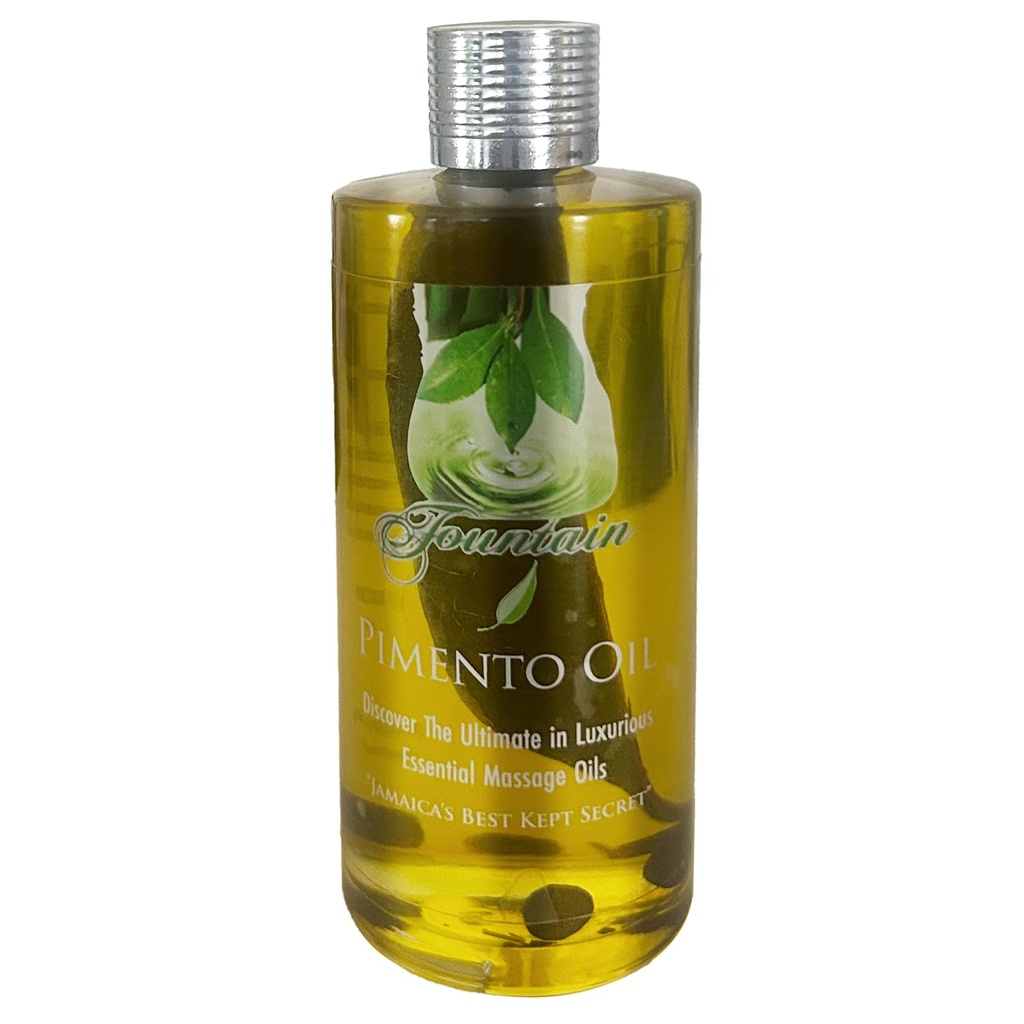 Fountain Pimento Oil 3.5oz for Natural Massage Therapy, Muscle Relief Oil