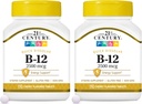 21st Century B 12 2500 mcg Podjezične tablete, 110 Štetje (Pack of 2)