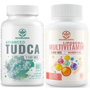 TUDCA dopolnila 1100mg in Liposomal 33-v-1 Multivitaminski dodatek, Visoka biorazpoložljivost dodatek,Popolna podpora za zdravje (Pack of 2)