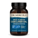Dr. Mercola Cod Jetrno olje, 1.300 mg na postrežbo, 30 Serving (60 kapsul), prehranska dopolnila, podpira zdravje možganov, kosti in sklepov, ne-GMO, MSC Certified