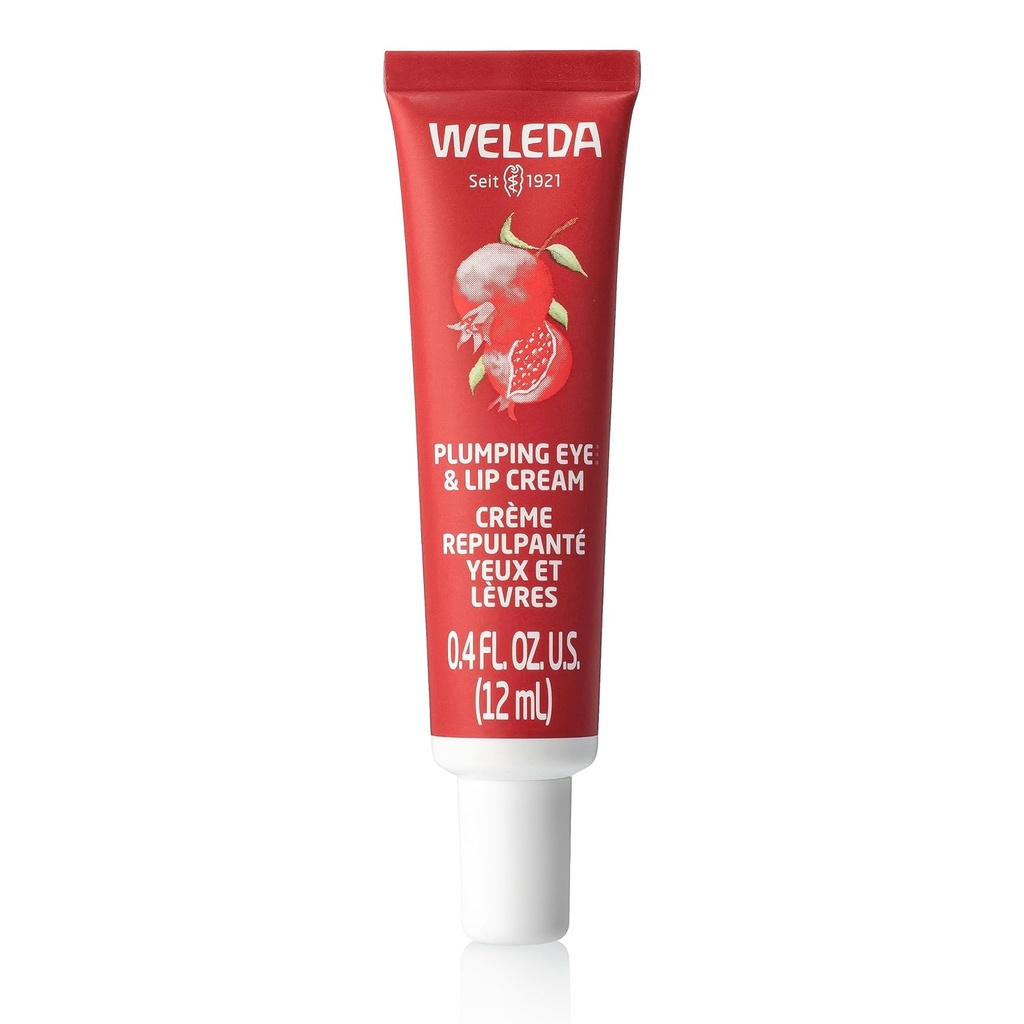Weleda Plumping Eye & Lip Cream s peptidi iz Maca korena in Granatno jabolko