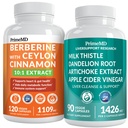 PrimeMD 21-in-1 Berberine Supplement with Ceylon Cinnamon, Chromium, Bitter Melon and Green Tea Extract (120 ct)