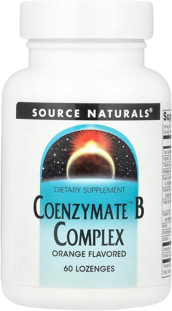 Vir Naturals Coenzymate B Complex Hitra igra, hitro raztopite Orange - 60 Lozenges