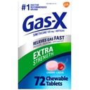 Gas-X Extra Jakost Žvečljivi plin Relief tablete s Simeticone 125 mg za Bloating Relief, Cherry - 72 Count