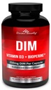 DIM Dodatek 250mg z vitaminom D3 Plus BioPerin - Diindolylmetan Menopause & Estrogen Podpora, Hormone Balance Podpora za ženske in moške - 90 Vegetarian Caps