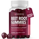 Pesa koren Gummies s COQ10 & Pomegranate - dušikov oksid dopolnilo za moške in ženske - Pesa za vzdržljivost, zmogljivost, okrevanje - Vegan, Non-GMO, Gluten brezplačno - Mešana jagodičja aroma, 30 grof