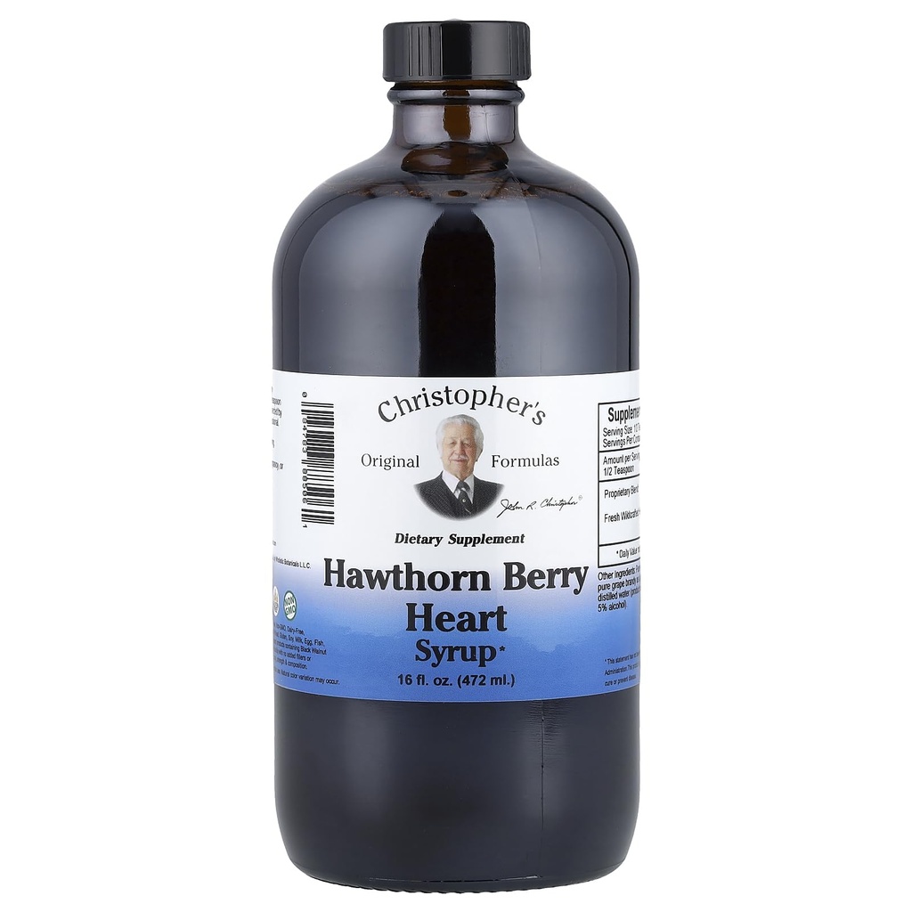 Christopher's Original Formula Hawthorn Berry Heart Syrup - 16 fl oz 