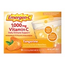 Emergen-C 1000mg Vitamin C Imunska podpora v prahu Tangerin 30CT vključuje cink, mangan, 7 B Vitamini in elektroliti za Nazaj v šolske esenciali