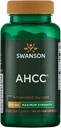 Swanson maksimalna moč AHCC - Spodbujanje napredne imunske podpore - Naravni dodatek pomoč NK celice in jetra podpora - (60 Veggie kapsule, 500mg vsak)