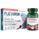 Izdelki čistosti Flexuron Joint Formula + B-12 Energy Melt Flexuron (Krill olje, nizkomolekularna masa hialuronska kislina, astaksantin) - B12 Energy Melt (Metilkobalamin B12, vitamin D3, biotin + več)