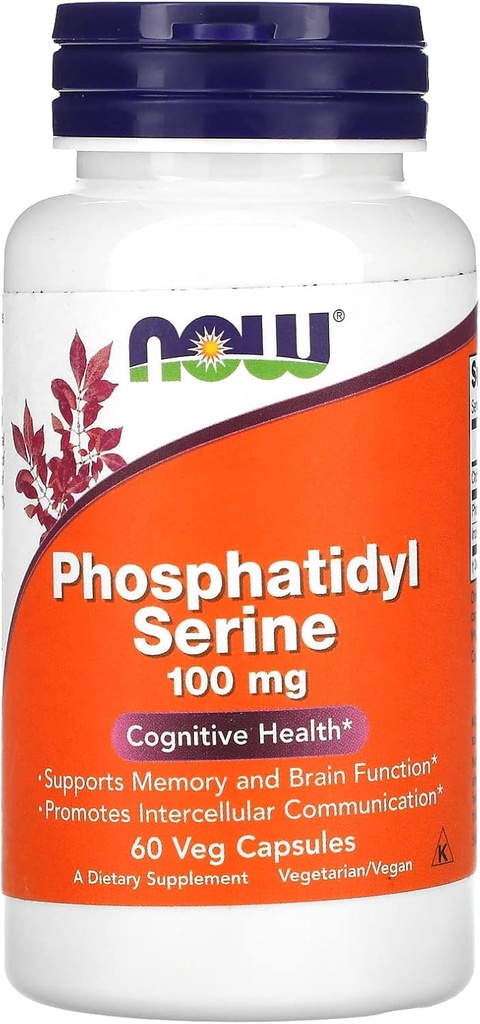 Foods Fosfatidil Serin, 100 mg, 60 Veg kapsul