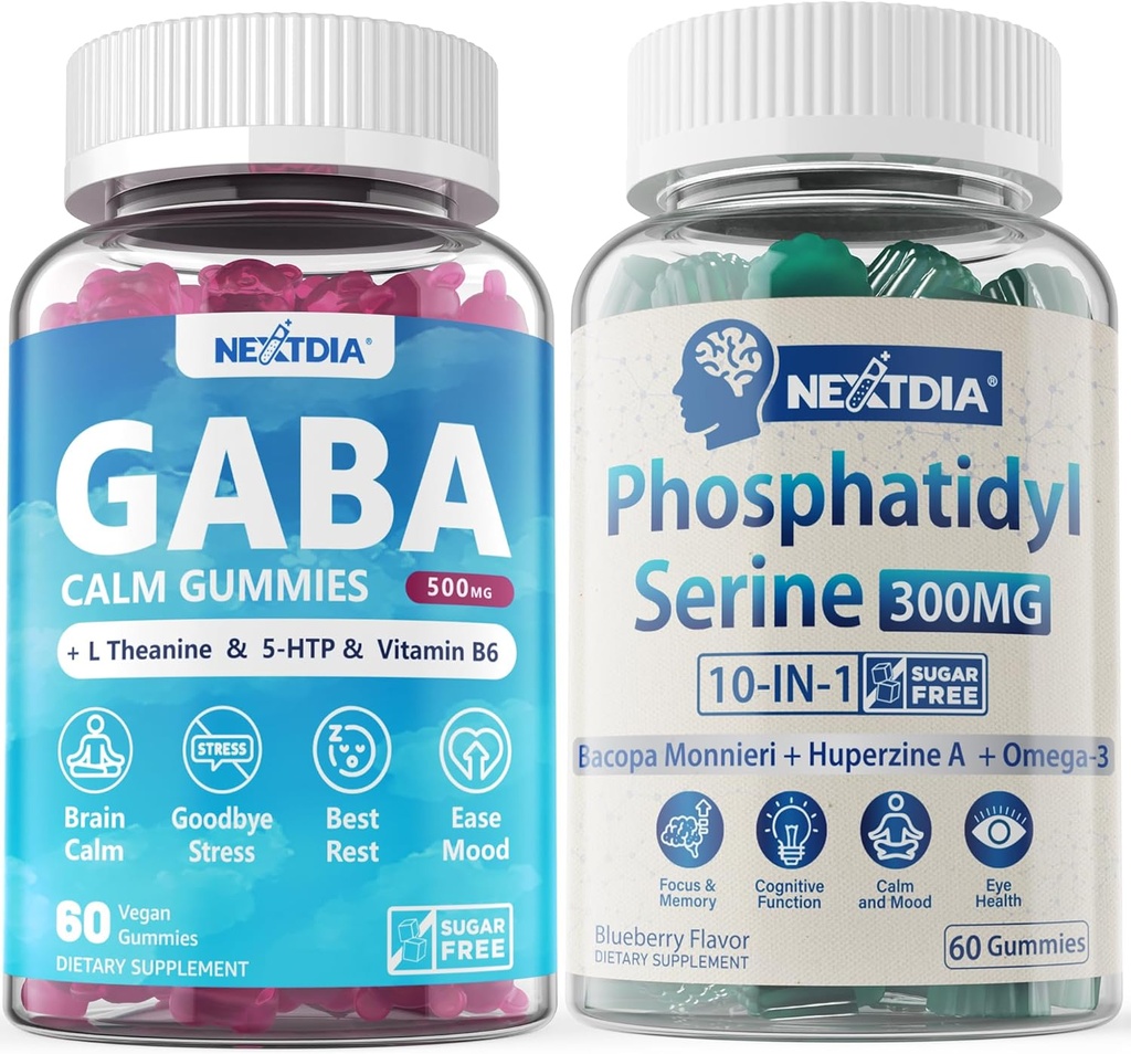 Sklop - Fosfatidilserin Gumies 120 Število + GABA Gumies 120 Število