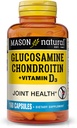 MASON NARAVNI glukozamin Chondroitin Plus vitamin D3 - podpira zdravje sklepov in kosti, izboljšano mobilnost in prilagodljivost, 160 kapsul