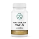 Organic Mushroom Complex - 7 Mushroom Supplement - Immune Support Nootropic & Adaptogenic Supplement with Lion's Mane, Chaga, Maitake, Shiitake, Reishi, Turkey Tails, Cordyceps Capsules