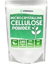 XPRS Nutra mikrokristalna celuloza v prahu - brezdorna celuloza v prahu - 100% čista celuloza v prahu dodatek je netopen vlaknin za tablete Binder Mix in celuloza Paste (1.10 Pounds)