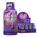 Vitamin Energija Fokus+ Ekstra Energija Shot Berry 12 Pack, 260mg Naravni kofein, B-Vitamini, CoQ10, Aminokisline, Fokus, Produktivnost in čistost, Nič sladkorja, Gluten-free, 1,93 fl oz