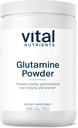 Zdravilo Vital Nutrients Glutamin v prahu - delovanje zdravih prebavil - Gluten, Mlekarna, brez soje - Ne-GMO - 450g/16 oz L-glutamin v prahu