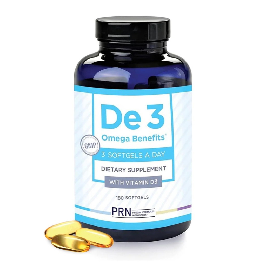 PRN De3 Suho oko Ultra Pure rtG Omega 3 – Podpora za suhe oči - 2240mg EPA & DHA – nov in izboljšan odmerek brez mehurčkov-1, 2-mesečna oskrba