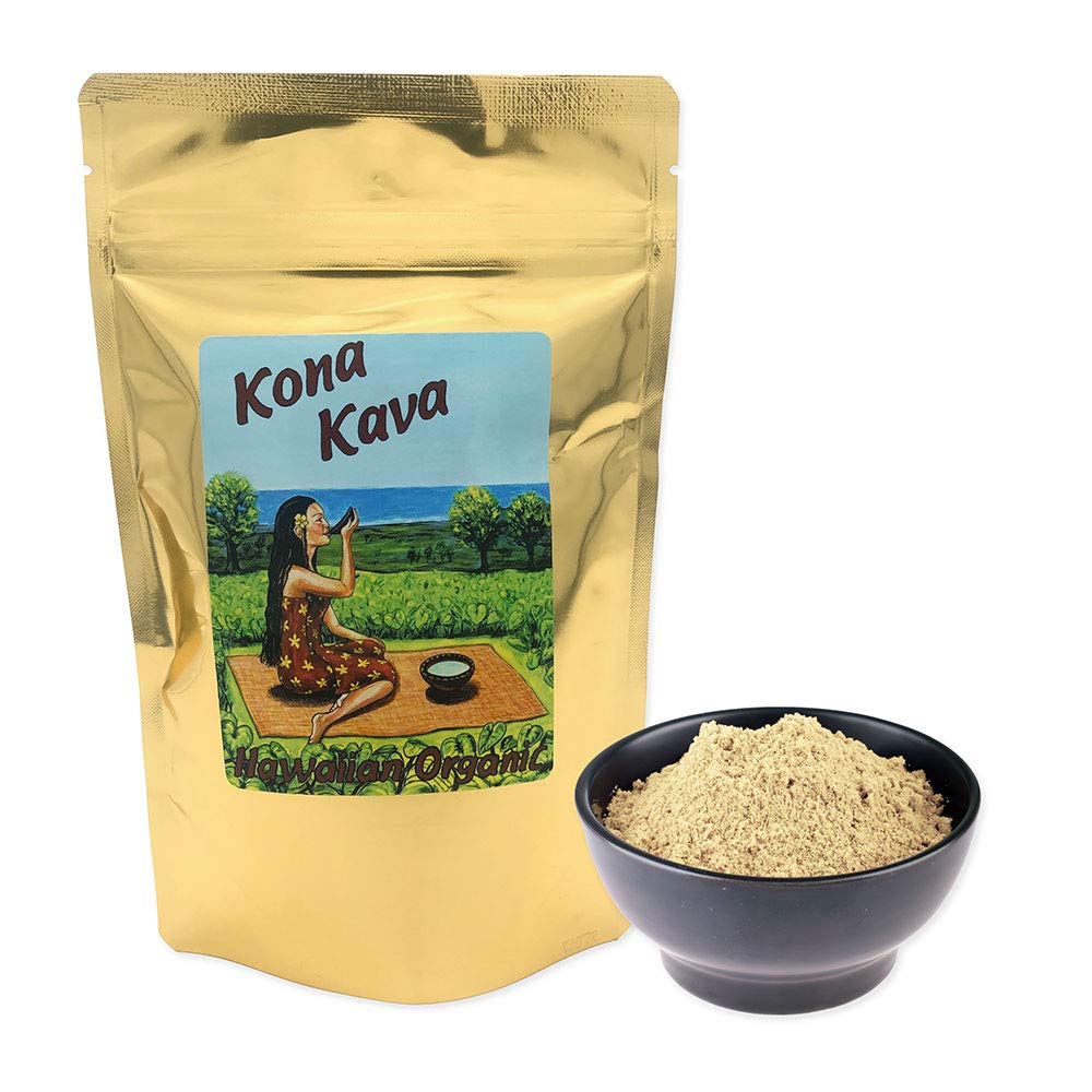 Kona Kava Instant 9% Kavalakton Kava pijača mešanica - kakav (4 oz)