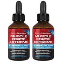 Muscle Force Extreme 2 steklenica Pack 345mg Lastniška formula Naša najmočnejša moč in vzdržljivost Spray, Izboljša mišično moč in recovery čas 2oz steklenice