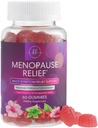 Menopause dopolnila za ženske - Popolna naravna, blago vroče Flashes & nočno potenje Podpora, Multi Benefit Menopause Relief Gummy, Podpora za ravnotežje in energijo, Gluten-free & Non-GMO - 60 Gummies