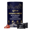 Ashwagandha Gummies z Shilajit 300mg za ženske in moške, nič sladkorja ashwagandha dodatki z Maca Root Powder 