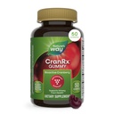 Narava pot CranRx Cranberry Gummies, Podpora za zdravje urinarnega trakta*, 100% celoten brusnični sadni koncentrat z D-mannose, Vitamin C, 50 Gummies (Packaging May Vary)