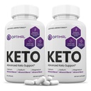 (2 pakiranji) Optimal Keto tablete 1275MG Nova in izboljšana formula vsebuje Apple Cider kinar ekstra Deviško oljčno olje v prahu zeleni čaj List 120 kapsul