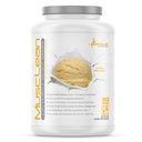 Presnovna prehrana - Musclean - Milkshake, Whey High Protein Meal Nadomestek, Vzdrževalna prehrana, Nizka vsebnost ogljikovih hidratov, Keto dieta, Prebavni encimi, Vanilla, 5 Pound (50 serov)